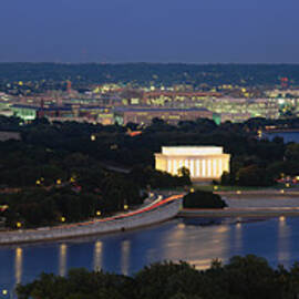High Angle View Of A City, Washington by Panoramic Images