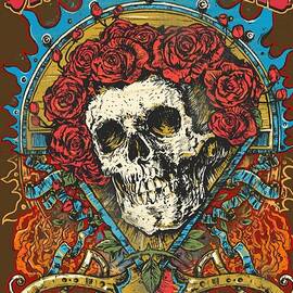 Grateful Dead Vintage Music Poster by World Art Collective