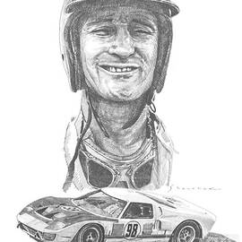 1966 Ken Miles Daytona #98 Ford GT 40 Winner by Yuriy Shevchuk