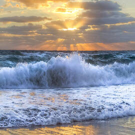 Splash Sunrise by Debra and Dave Vanderlaan