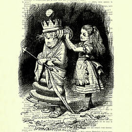 Alice in Wonderland and the Queen by Madame Memento