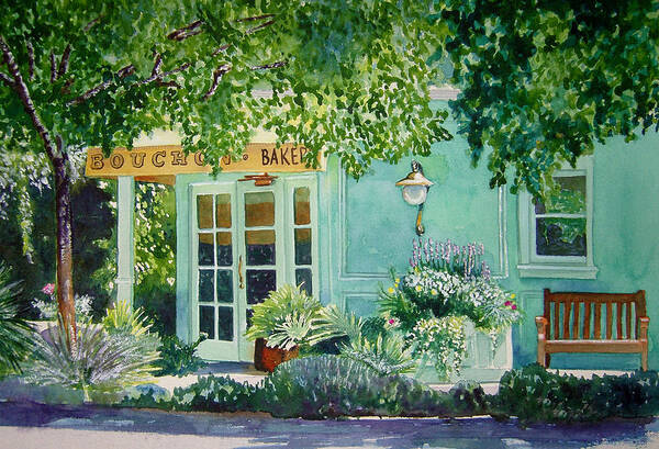 Wall Art - Painting - Bouchon Bakery in the Morning by Gail Chandler