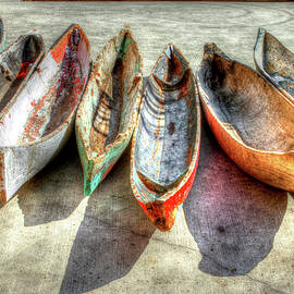Canoes by Debra and Dave Vanderlaan