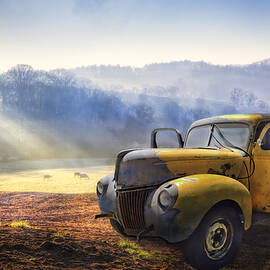 Ford in the Fog by Debra and Dave Vanderlaan
