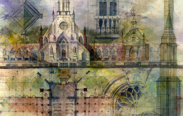 Wall Art - Painting - Gothic by Andrew King