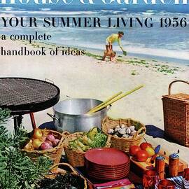 House And Garden Ideas For Summer Issue Cover by Tom Leonard