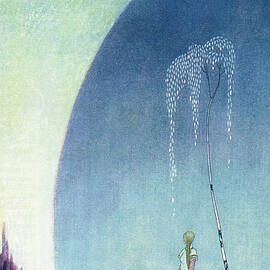 Kay Nielsen illustrations - East of the Sun and West of the Moon - The girl and the bear by Kay Nielsen