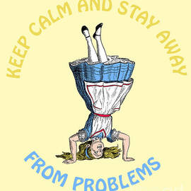 Keep calm Alice in Wonderland handstand by Madame Memento