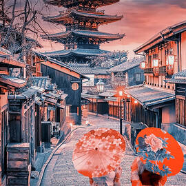 Kyoto Sunset by Manjik Pictures