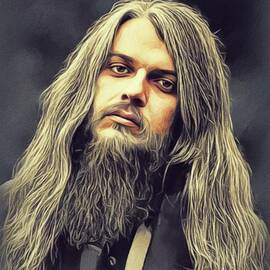 Leon Russell, Music Legend by Esoterica Art Agency
