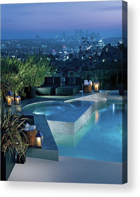 Luxurious Swimming Pool Acrylic Print