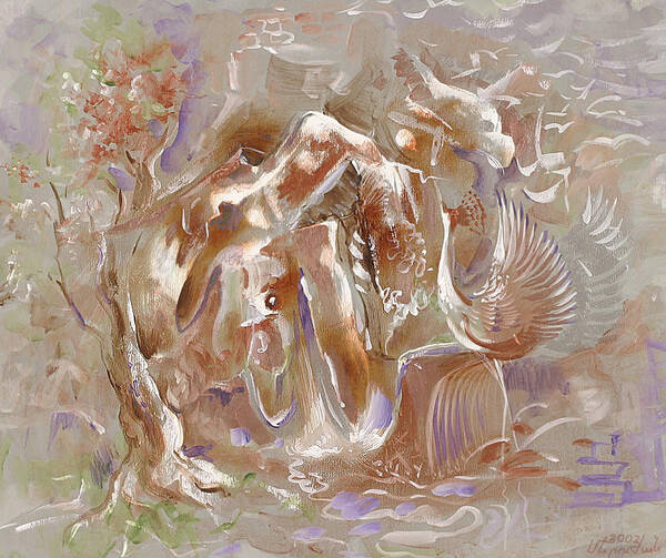 Wall Art - Drawing - Lyrics of Armenia by Meruzhan Khachatryan