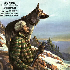 Outdoor Life Magazine Cover December 1953 by Outdoor Life