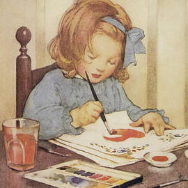 Painting from Good Housekeeping 1920s by Jessie Willcox Smith