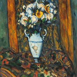 Paul Czanne - Vase Of Flowers by Bill Waterson