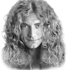 Robert Plant Led Zeppelin singer 1970 by Vlado Ondo