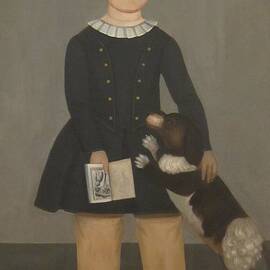 Samuel Miller - Young Boy with Dog by Les Classics