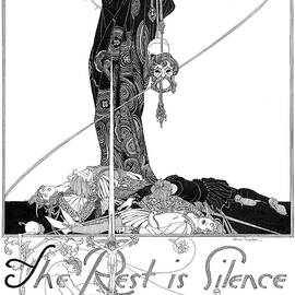 Shakespeare Hamlet illustrations by John Austen - The Rest Is Silence by John Archibald Austen