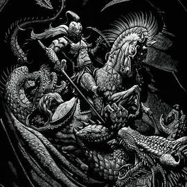 St. George and the Dragon by Stanley Morrison