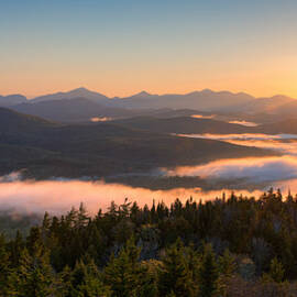 Sunrise Over The Adirondack High Peaks by Panoramic Images