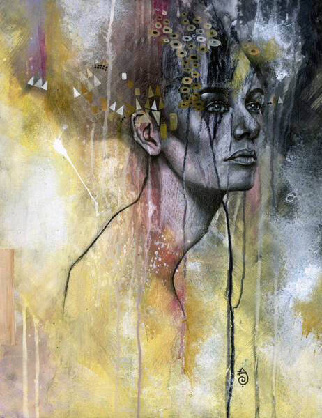 Wall Art - Painting - Temporal by Patricia Ariel