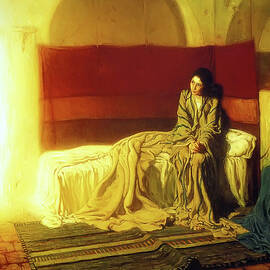 The Annunciation, 1898, by Henry Ossawa Tanner by MotionAge Designs