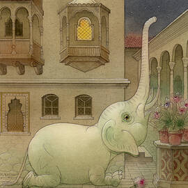 The White Elephant 09 by Kestutis Kasparavicius
