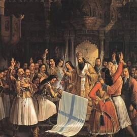 Theodoros Vryzakis - The Oath-taking in the Church of Aghia Lavra by Les Classics
