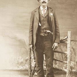 US Marshal Bass Reeves Cabinet Card by Artistic Rifki