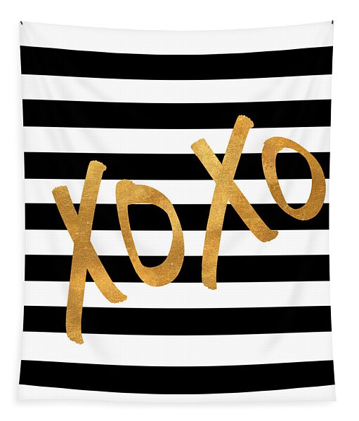 Valentines Stripes Iii Tapestry