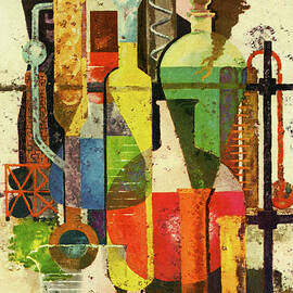 Variety of Flasks and Test Tubes by CSA Images
