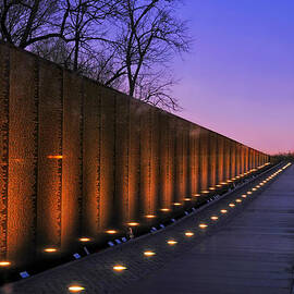 Vietnam Veterans Memorial at Sunset by Mountain Dreams