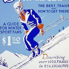WPA, Skiing in the East 1939 by Vintage Sports